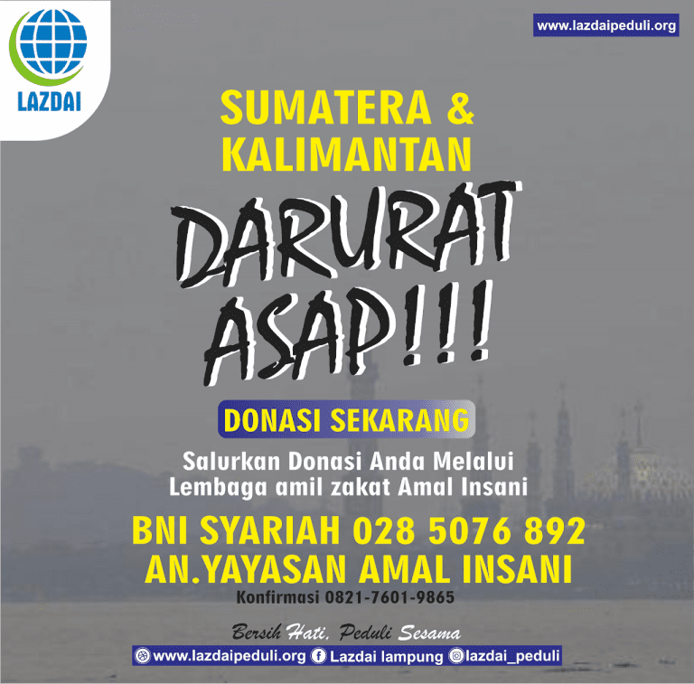 Penggalangan Donasi Untuk Korban Kabut Asap Kalimantan dan Sumatera