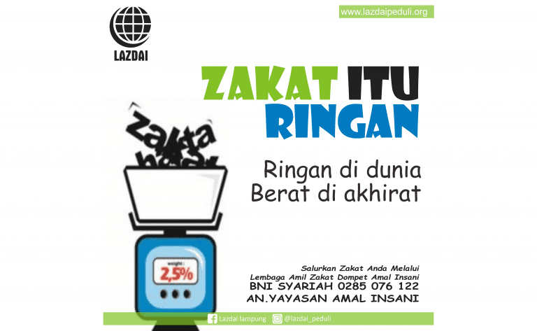 Zakat Itu Ringan | hanya 2,5%