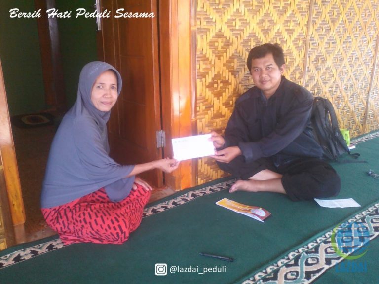 Lazdai salurkan Beasiswa kepada 9 anak Yatim Dhua’fa