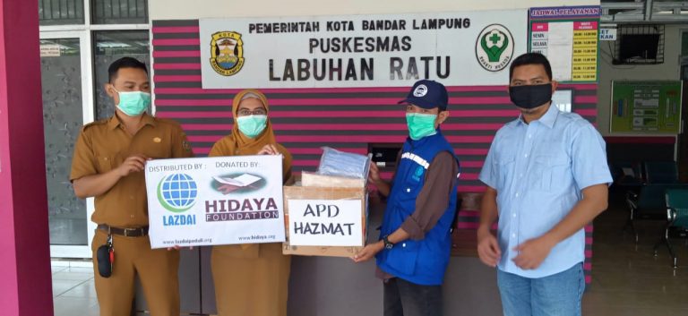 Peduli Tim Medis, LAZDAI Lampung bersama Wakil Ketua DPRD Kota Bandar Lampung Kunjungi Puskesmas Labuhan Ratu