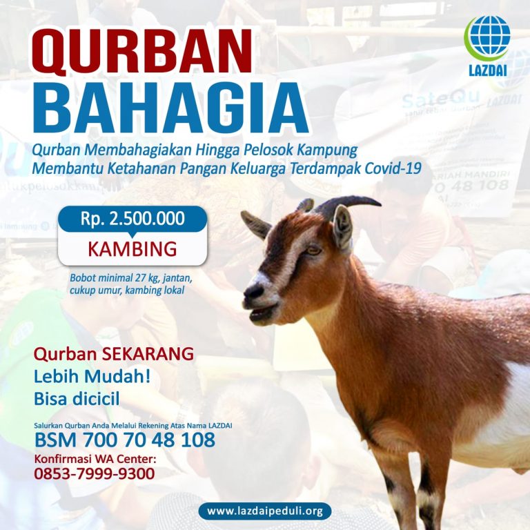Qurban Bahagia Bersama LAZDAI