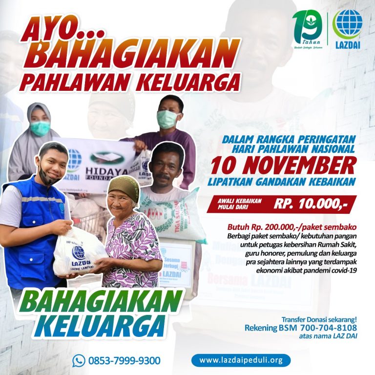 Ayo Bahagiakan Pahlawan Keluarga