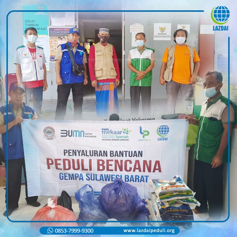 Aktivitas Relawan Tanggap Bencana LAZDAI di Mamuju