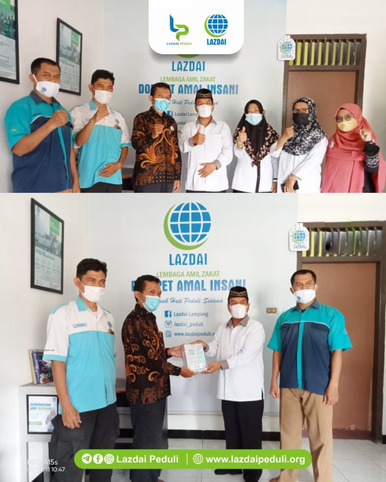 LAZDAI Lampung mendapat kunjungan Kemenag Kota Bandar Lampung dalam rangka Monev Kepatuhan Syariah Lembaga Amil Zakat (LAZ)