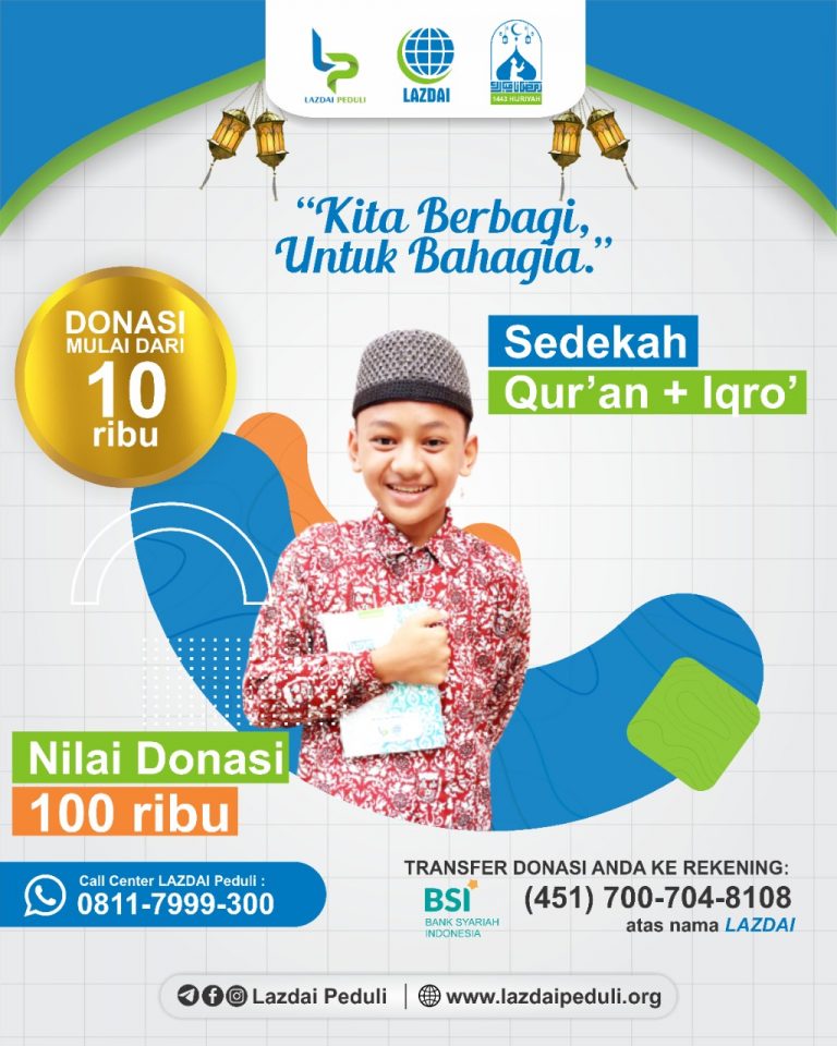 Sedekah Quran dan Iqra
