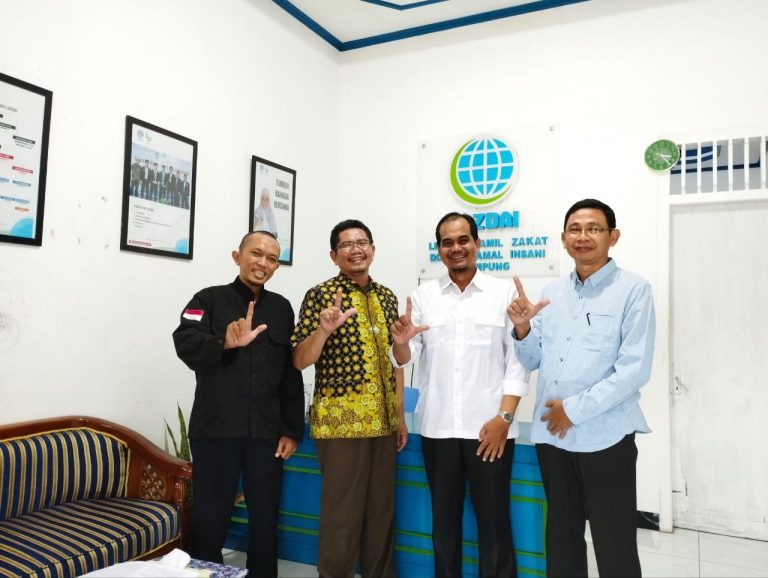 Sarana Kolaborasi Kemanusiaan: Tim UIN Raden Intan Lampung Kunjungi Kantor Lazdai Peduli