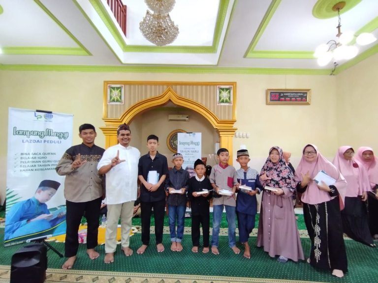 Bersama Majelis Taklim Baitul Kirom, LAZDAI PEDULI Adakan Santunan Yatim dan Berbagi Qur’an