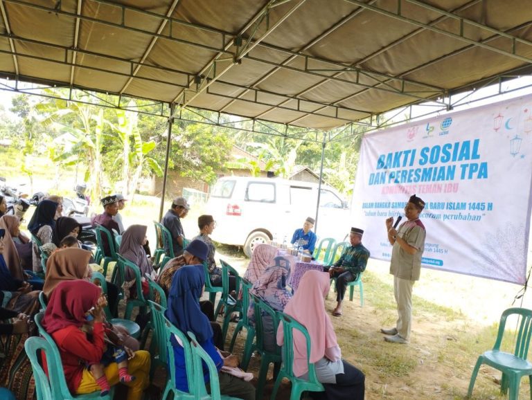 Komunitas Temen Ibu Peringati Tahun Baru Hijriyah Gandeng LAZDAI PEDULI Resmikan TPA Al-Asr Di Sabah Balau
