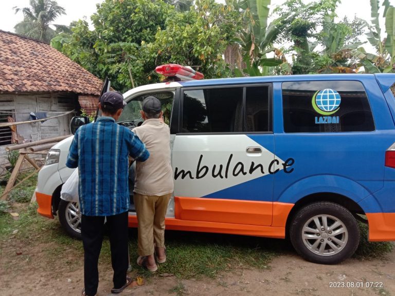 Misi Kemanusiaan: Ambulans LAZDAI PEDULI Beraksi di Way Ratai, Panjang, dan Teluk Betung Selatan
