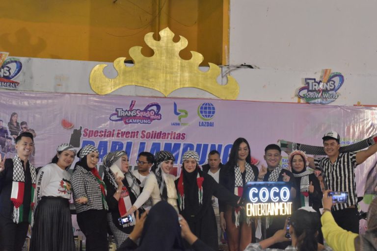 Kiki the Potters Ikut Ramaikan Konser Amal Dari Lampung Untuk Palestina Bersama Band Lokal dan Influencer Lampung