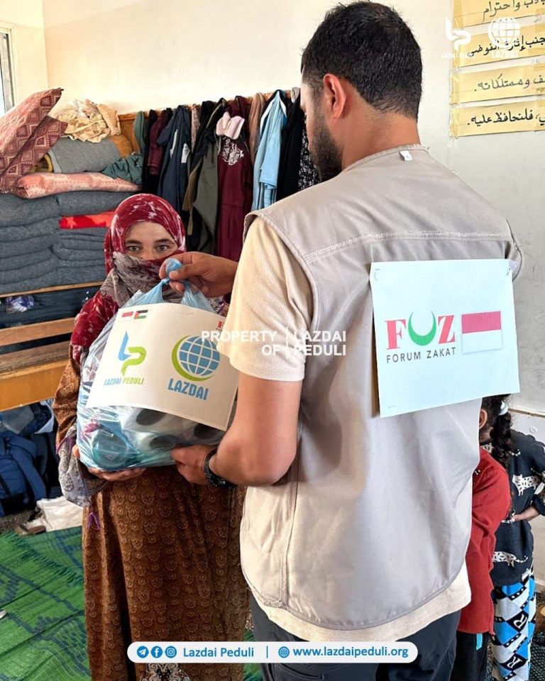 Bantuan Masyarakat Lampung Yang di Himpun LAZDAI Telah Sampai Gaza, Palestina