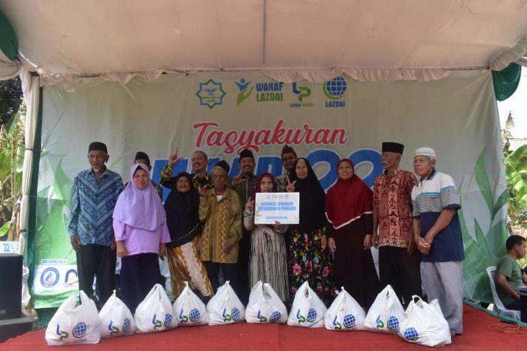 Dampak Kekeringan Masih Terasa, LAZDAI Lampung Distribusikan Paket Ketahanan Pangan Untuk Masyarakat Way Gubak Dalam Rangka Milad ke-22 LAZDAI