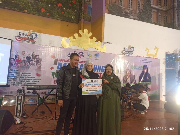 Mitra Drashel Shine Lampung Berikan Hasil Keuntungan Penjualan Produk Glamshine Untuk Palestina