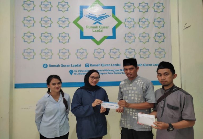 Karyawan PNM Mekaar Regional Bandar Lampung 1 Berkunjung ke Rumah Quran LAZDAI