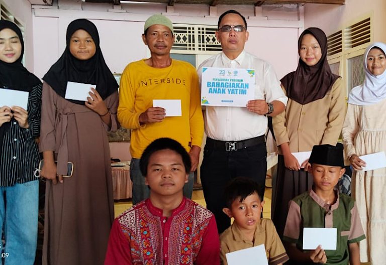 LAZDAI Lampung dan Wartalampung.id Bersinergi, Salurkan Tali Asih untuk Anak Yatim di HUT Ke-4