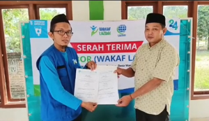 Badan Wakaf Lazdai Resmikan Wakaf Sumur Bor untuk Warga dan Jamaah Masjid Al-Hidayah di Pringsewu